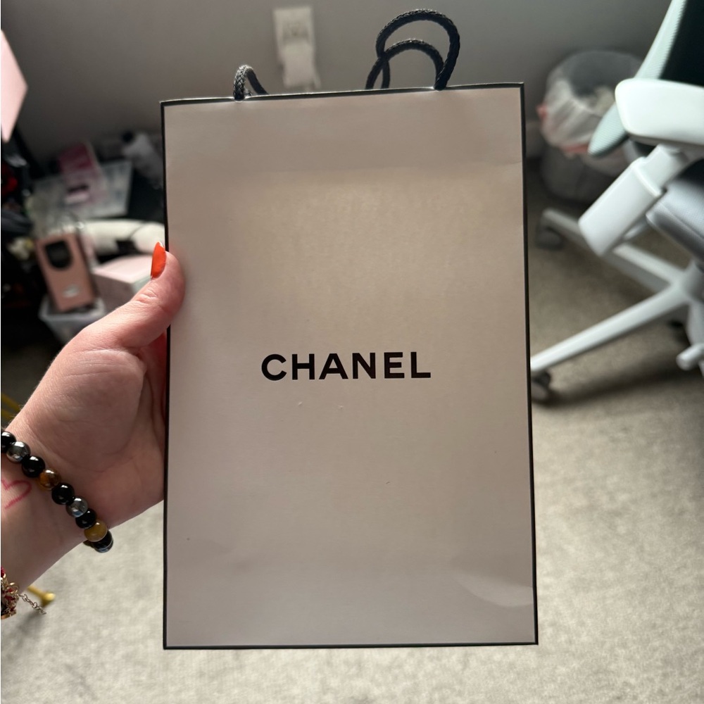 CHANEL Classic White Shopping Bag -Sold